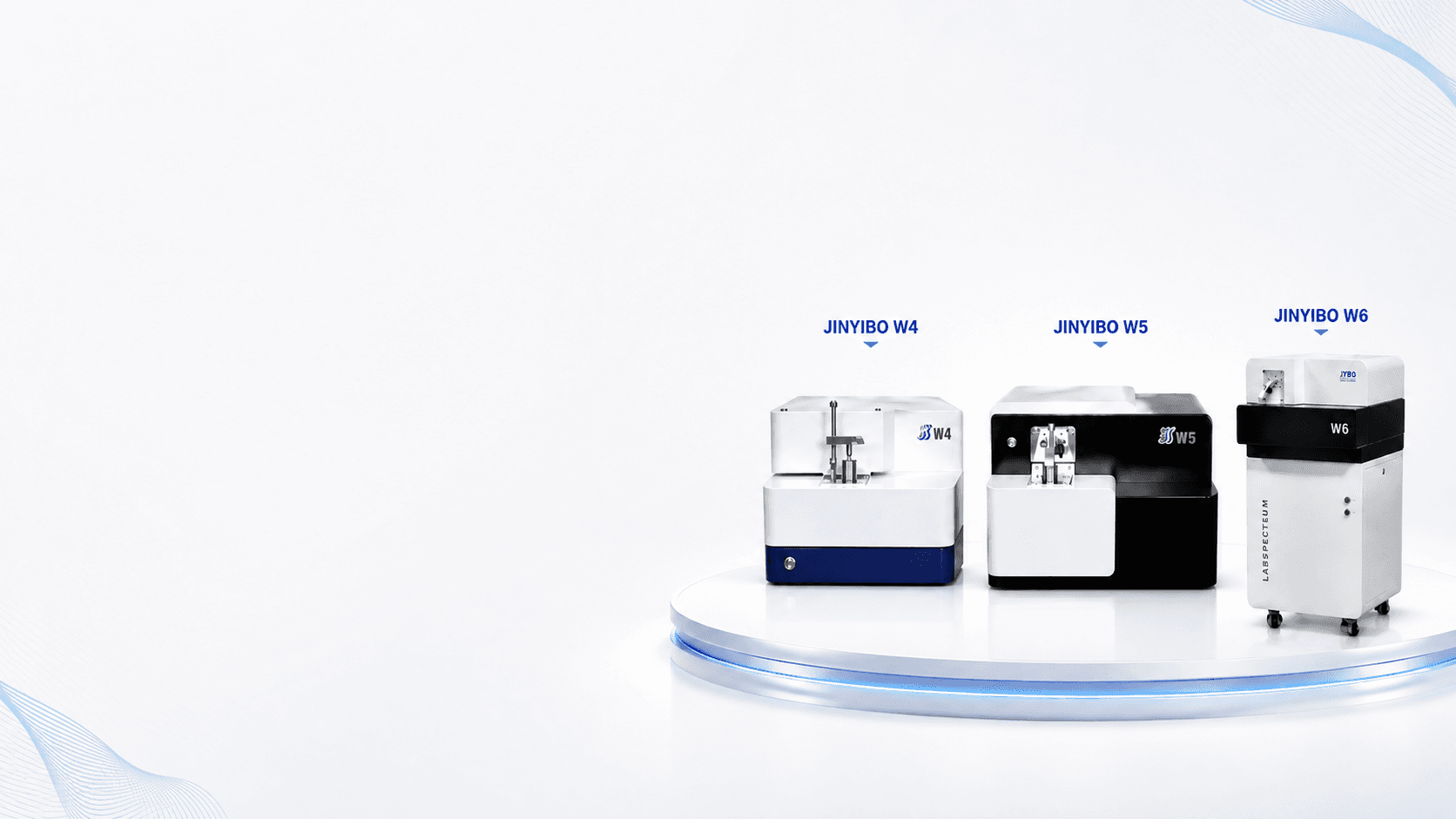 Optical Emission Spectrometer with analysis workstation in a laboratory